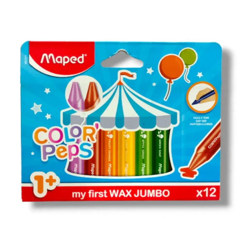 CRAYON MAPED COLORPEPS JUMBO C/12 PZAS