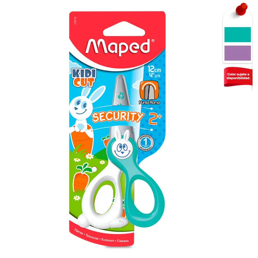 TIJERA MAPED KIDY CUT SECURITY EN  PLASTICO