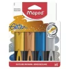 RESALTADOR MAPED METALICO PTE. C/4 PZAS.