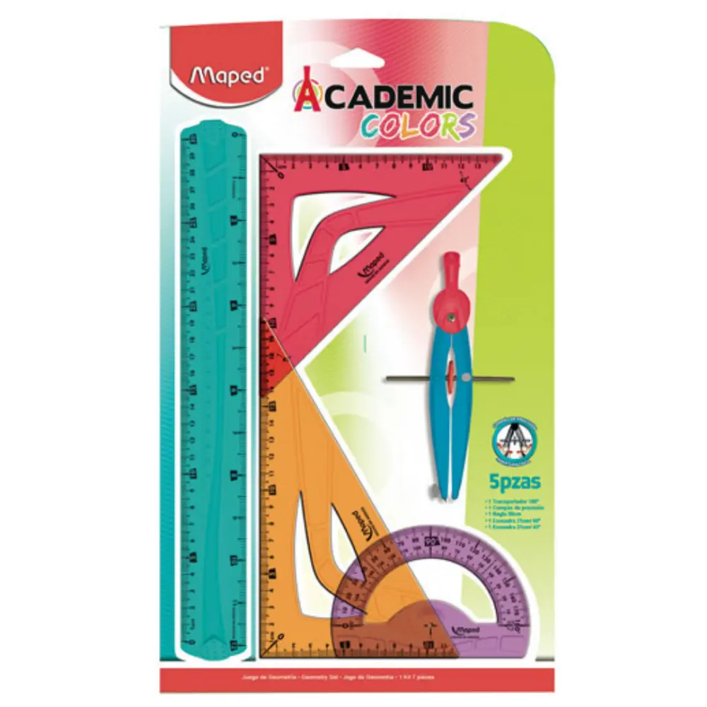 JUEGO GEOMETRICO MAPED ACADEMIC COLORS