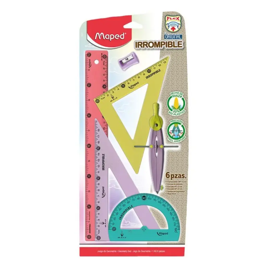 JUEGO GEOMETRICO MAPED IRROMPIBLE DE MAIZ