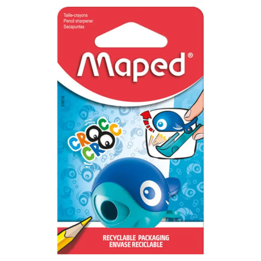 SACAPUNTAS MAPED CROC CROC EASY BOTE C/14 PZAS.