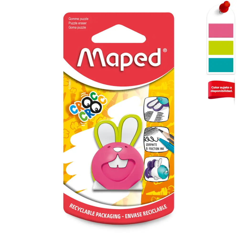 BORRADOR MAPED CROC CROC BUNNY