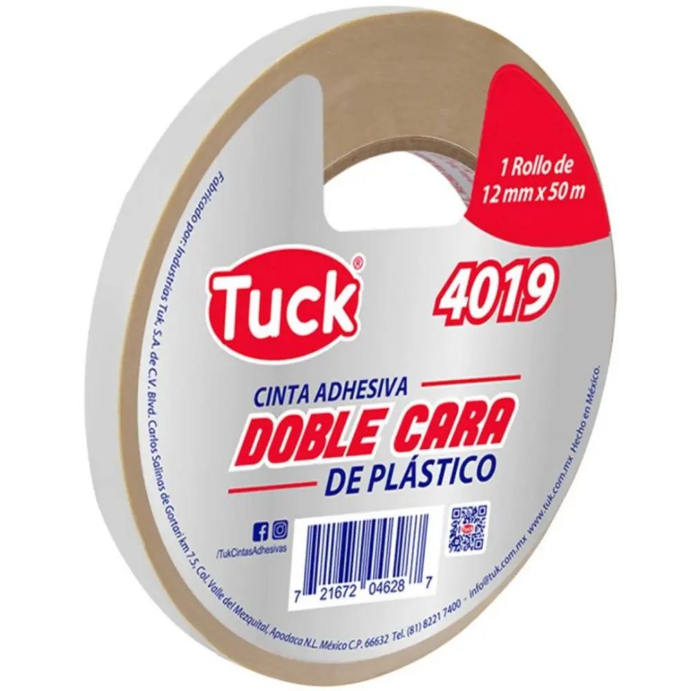 CINTA TUK DOBLE CAPA 12X50 4019 POLIPROPILENO