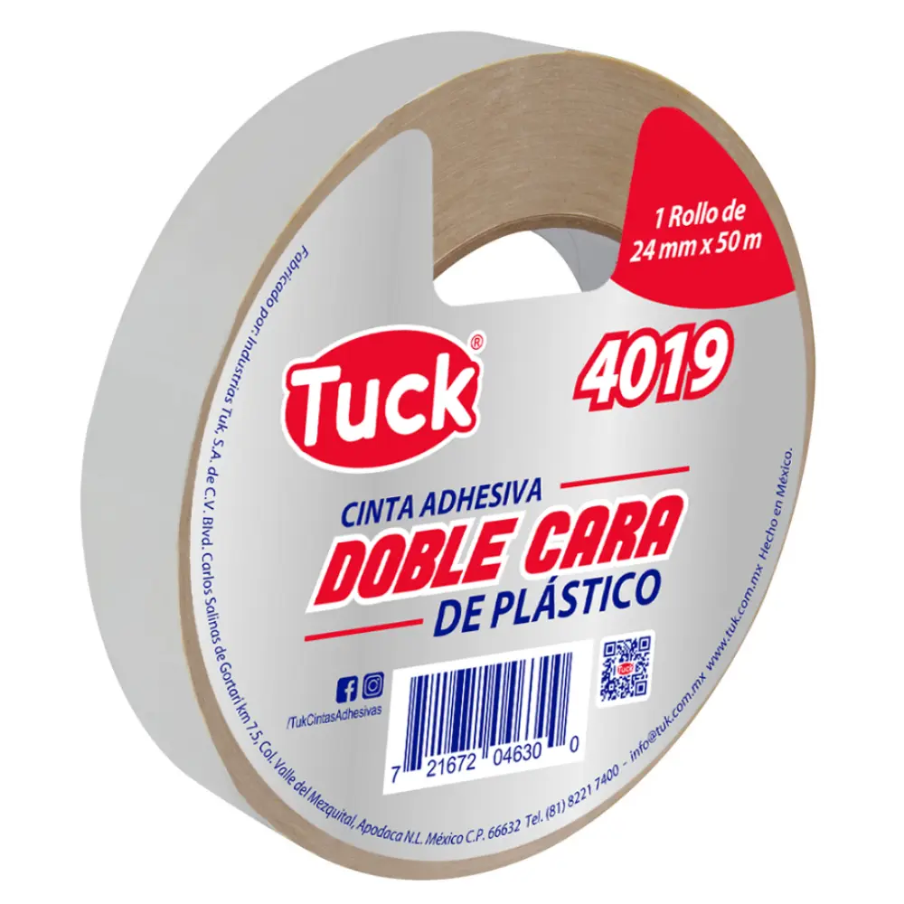 CINTA TUK DOBLE CAPA 24X50 4019 POLIPROPILENO