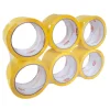 CINTA P/EMPAQUE TUK 48X50 MTS. AMARILLO PTE. C/6 PZAS.