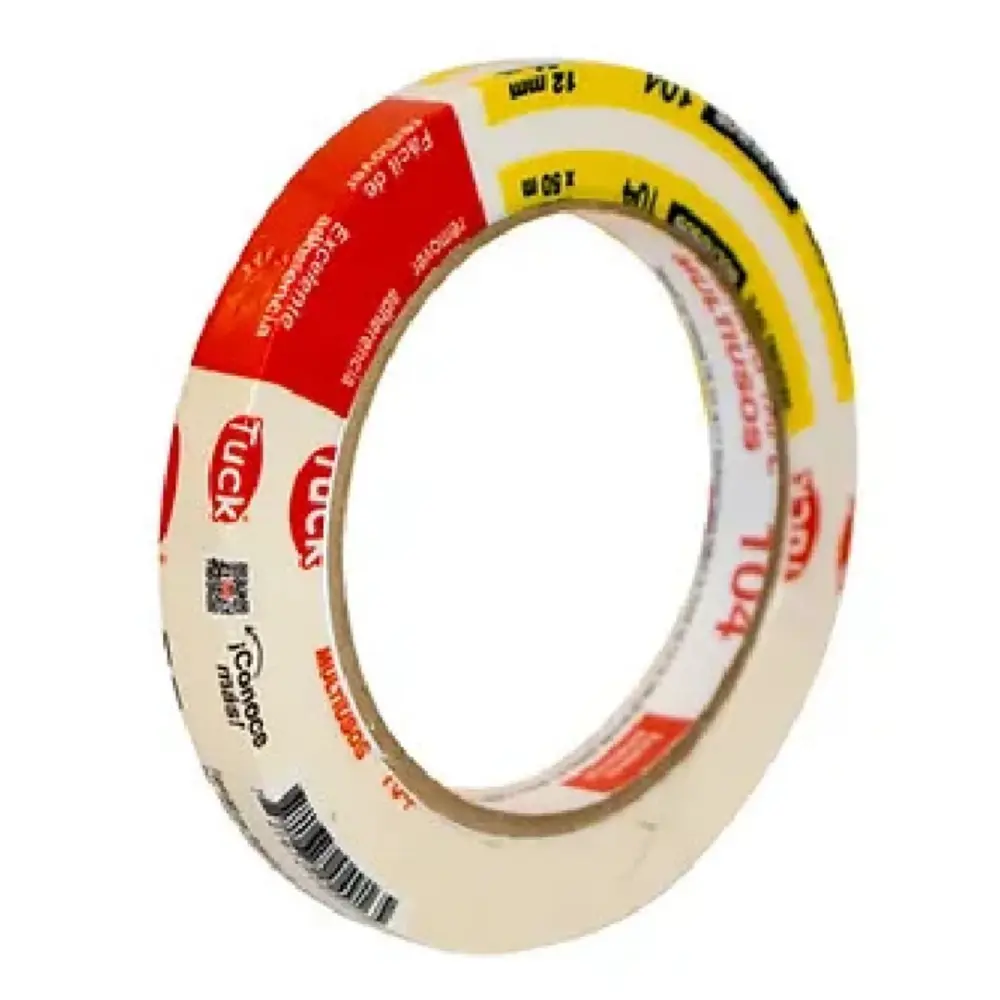 CINTA MASKING TAPE TUK 104 12X50 MTS USO GENERAL