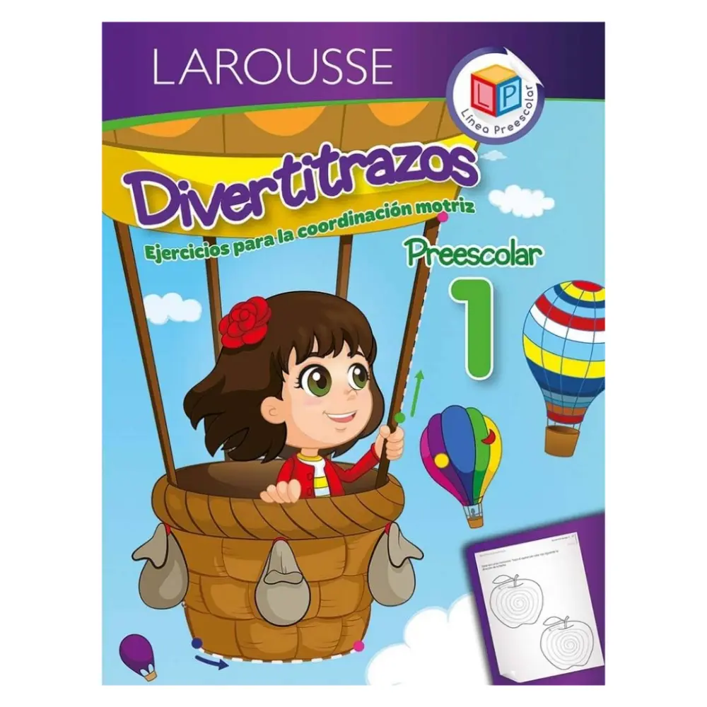 LIBRO DE EJERCICIOS LAROUSSE DIVERTITRAZOS NO.1