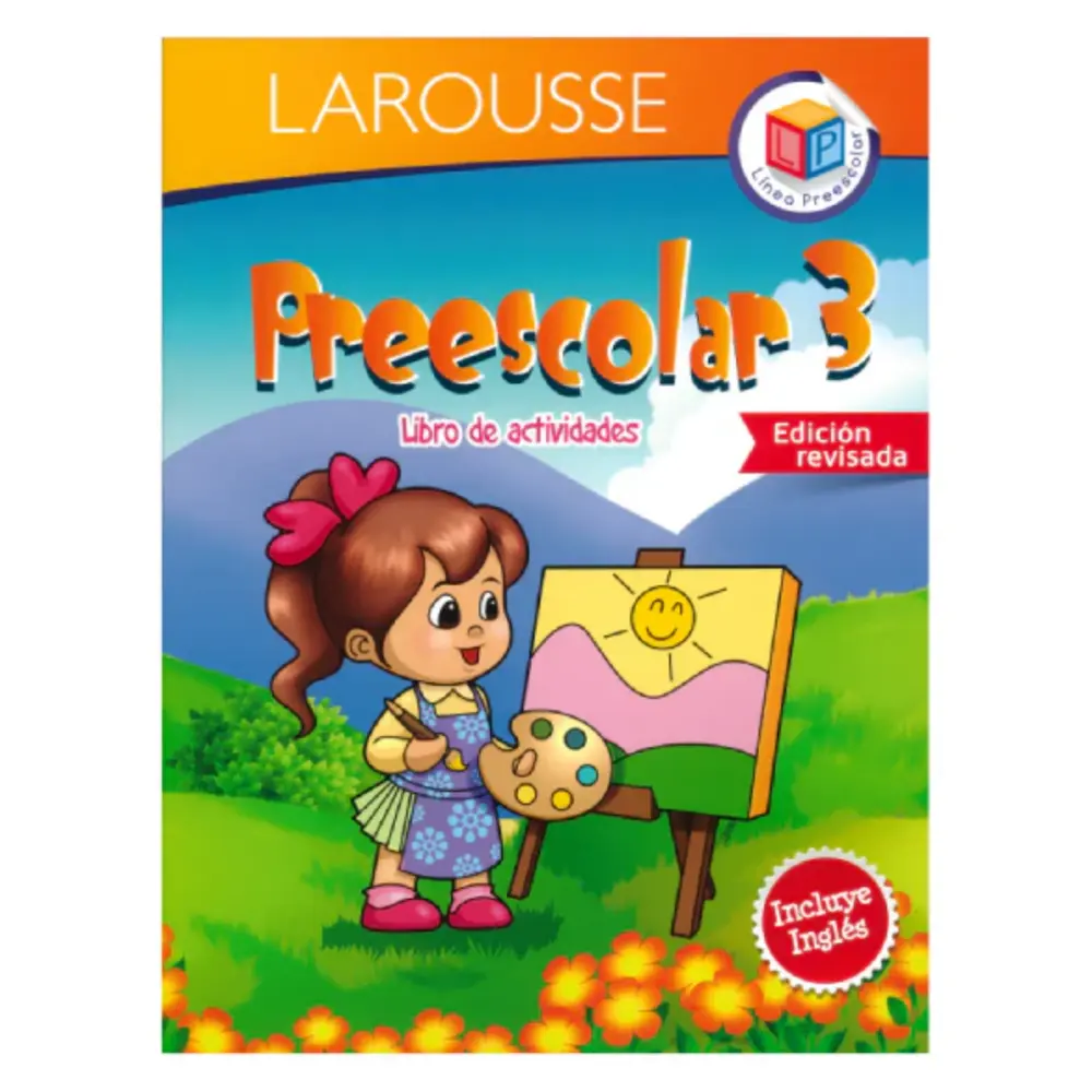LIBRO PARA COLOREAR PREESCOLAR 3 LAROUSSE