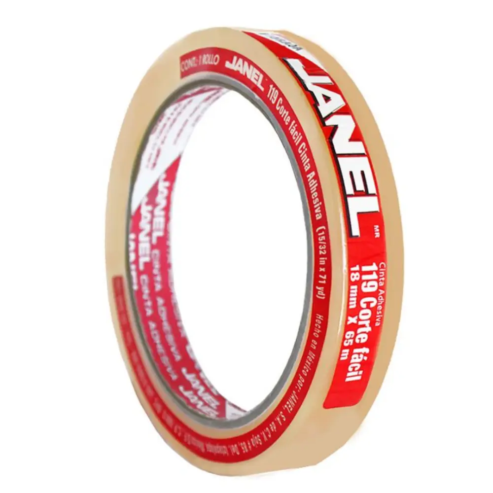 CINTA 119 CORTE FACIL JANEL 18X65 MTS.