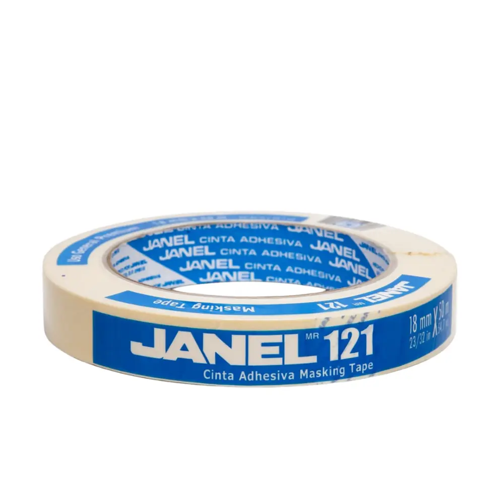 CINTA MASKING TAPE JANEL 121 18X50 MTS.