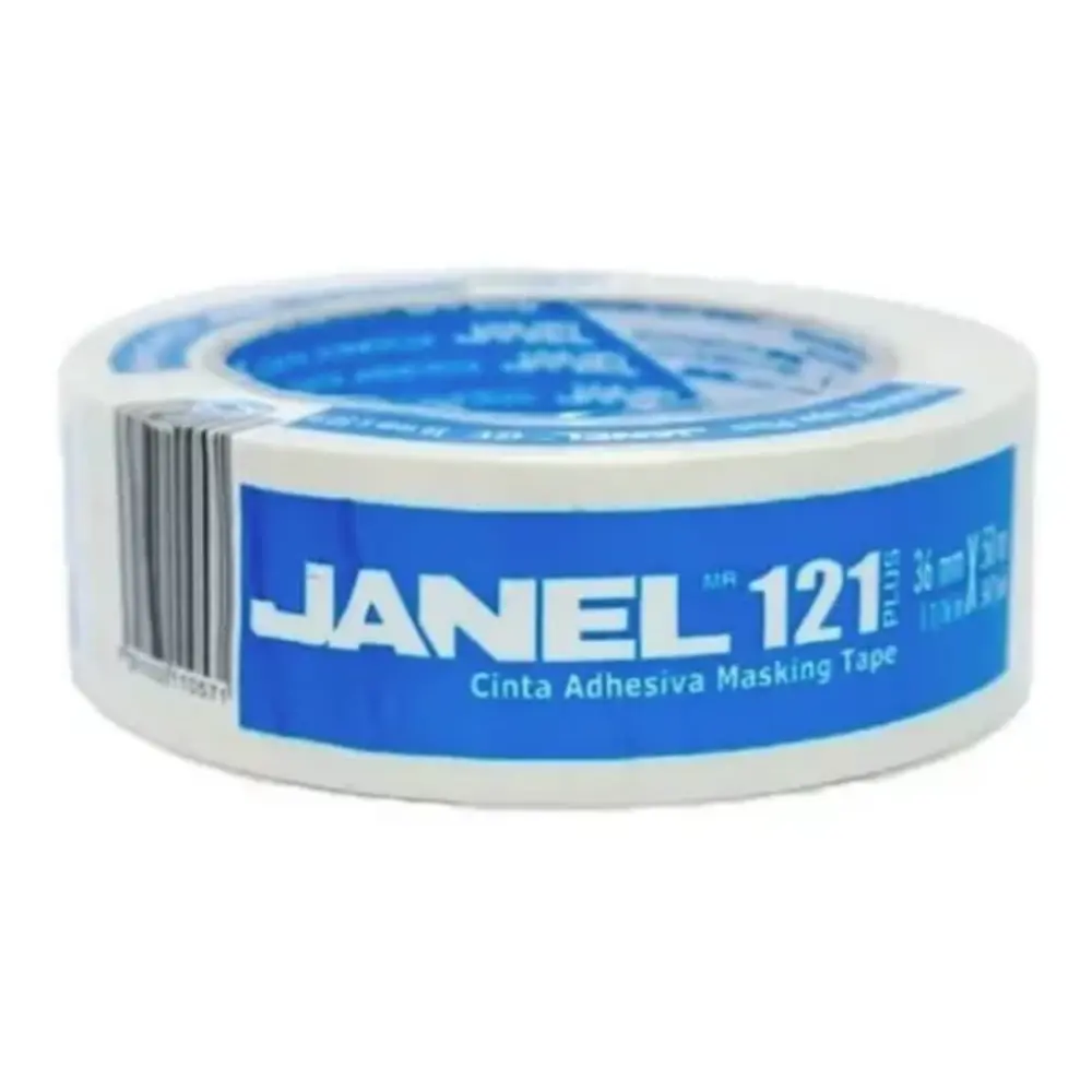 CINTA MASKING TAPE JANEL 121 36X50 MTS.