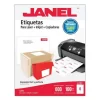 ETIQUETA JANEL P/LASER 5164 85X102 MM C/25 H.