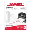 ETIQUETA JANEL P/LASER 5261 25X102 MM C/25 H.