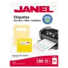 ETIQUETA JANEL P/LASER 5267 13X45 MM C/25 H.