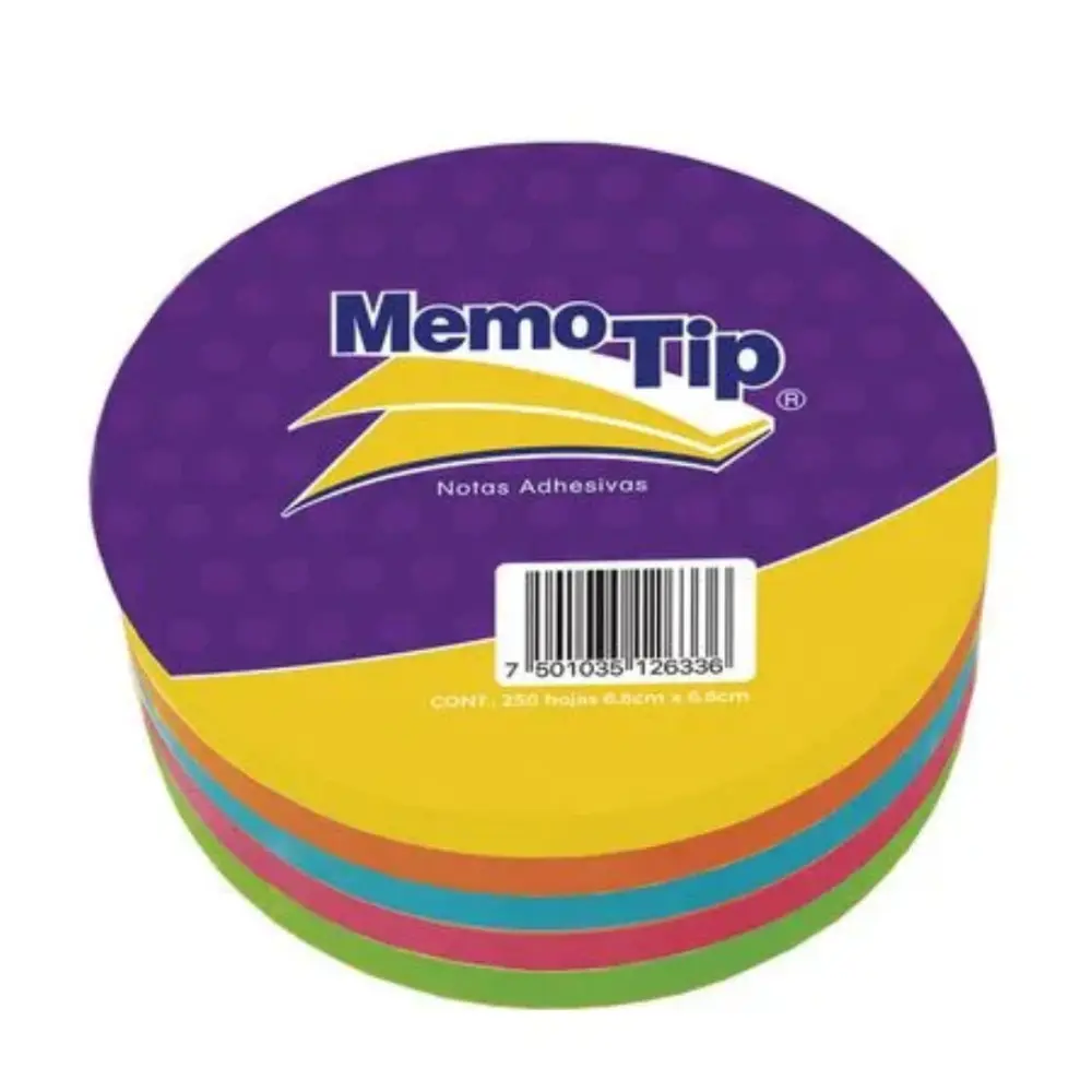 BLOCK MEMO TIP CHICO FIGURA CIRCULO