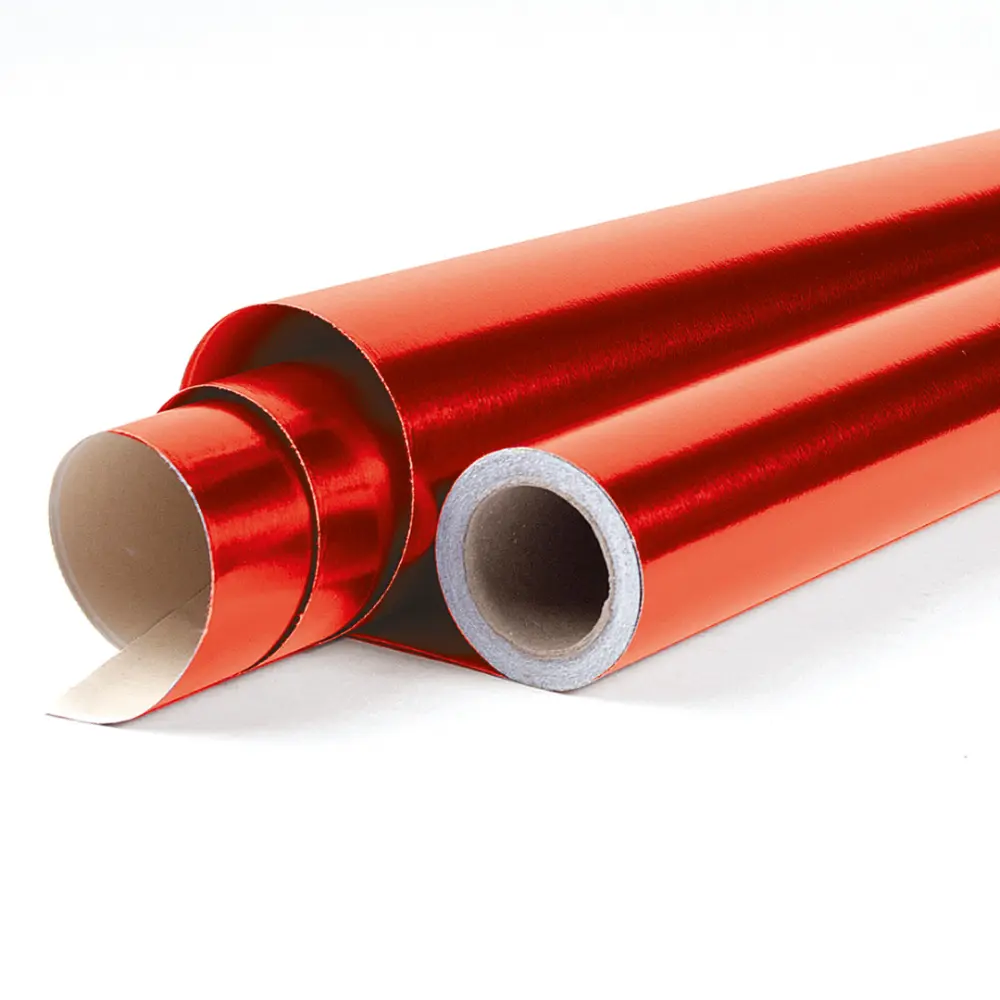 PAPEL METALICO UNIFOIL ROJO  ROLLO C/10 MTS.