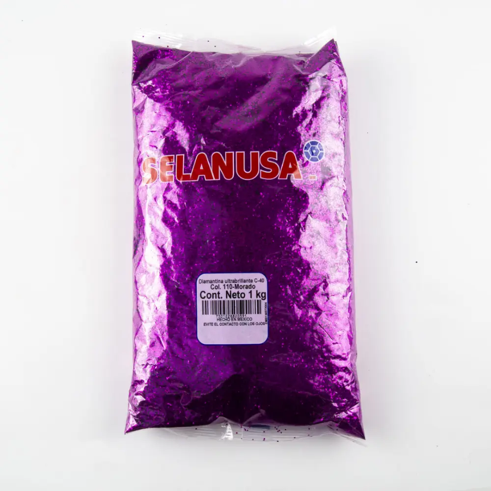 DIAMANTINA C/40 GRUESA BOLSA 1 KILO MORADO
