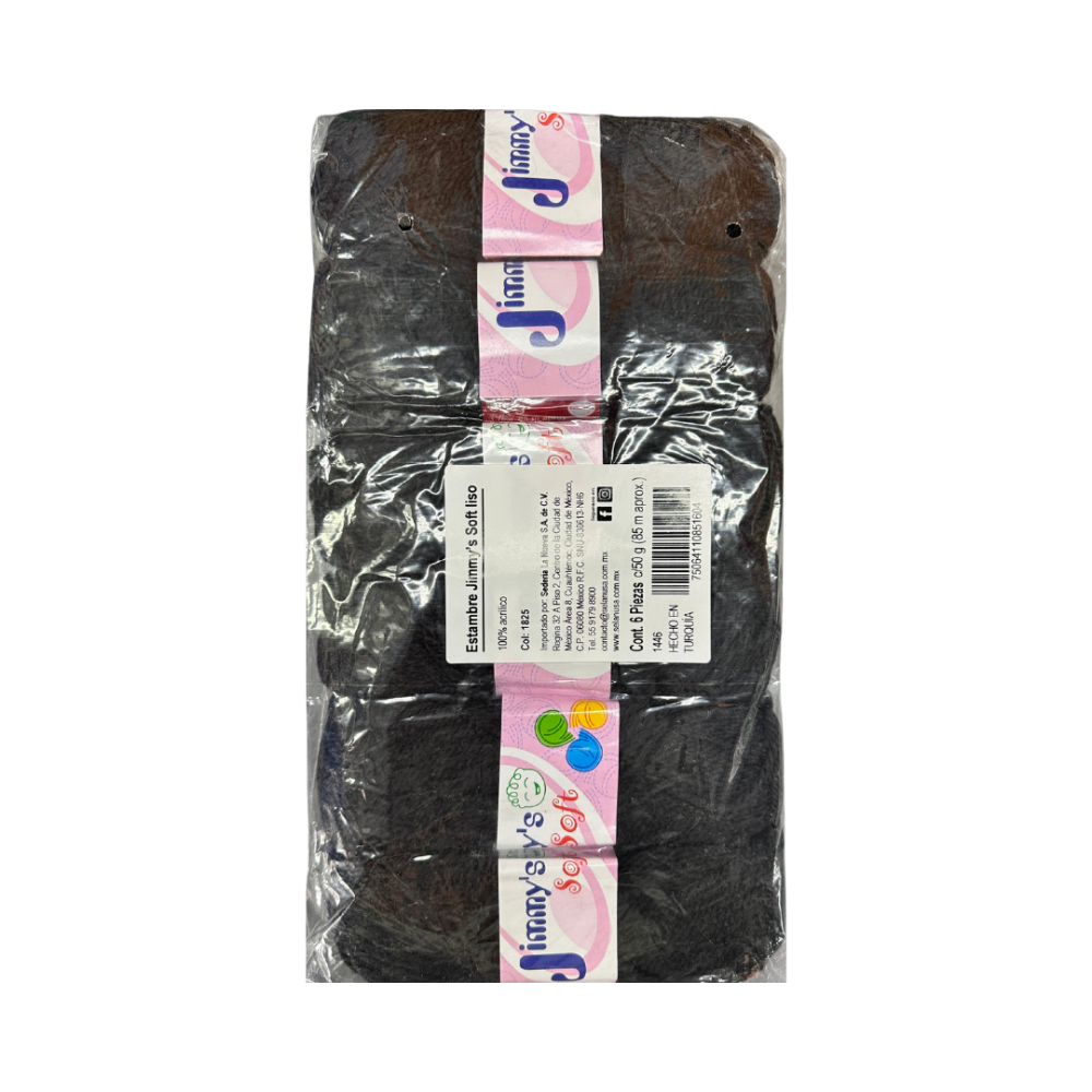 ESTAMBRE JIMMYS SOFT PTE. C/6 PZAS. NEGRO