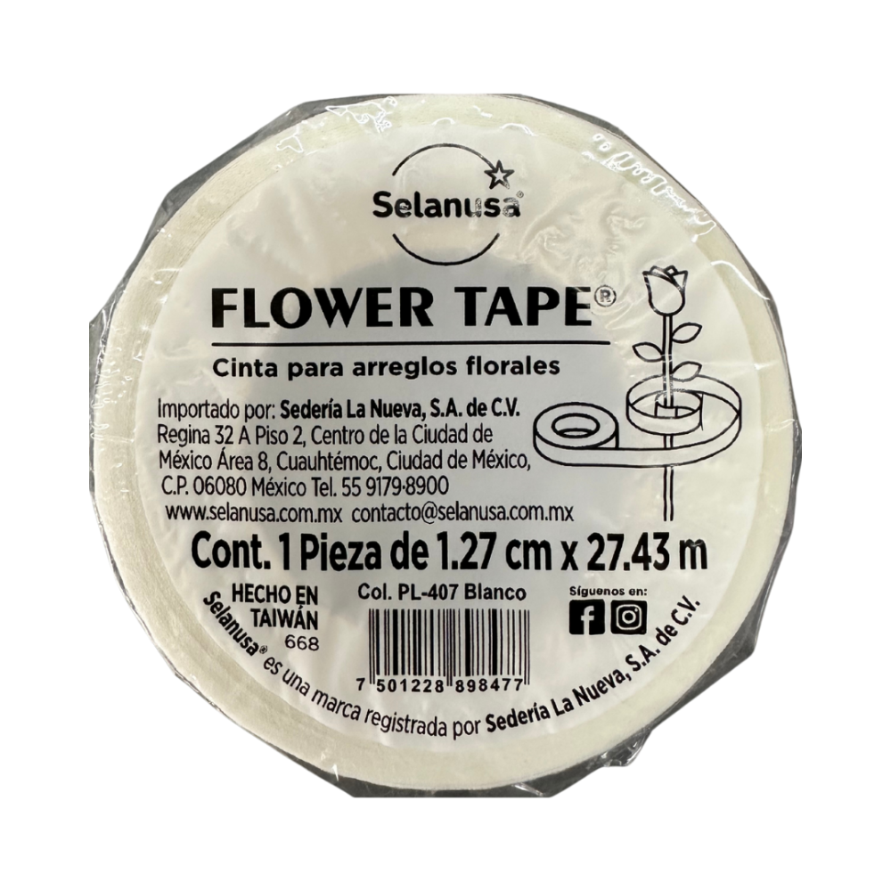 FLOWER TAPE SELANUSA BLANCO