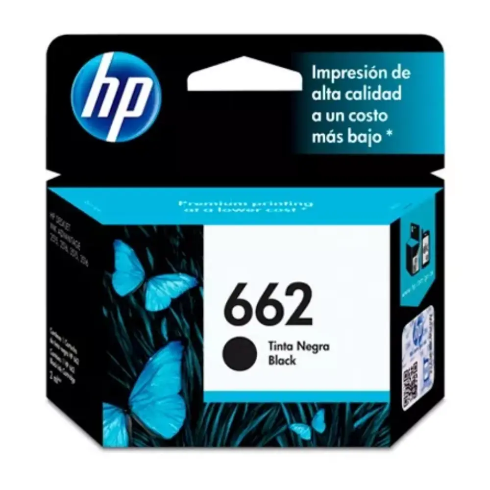 CARTUCHO HP 662  NEGRO