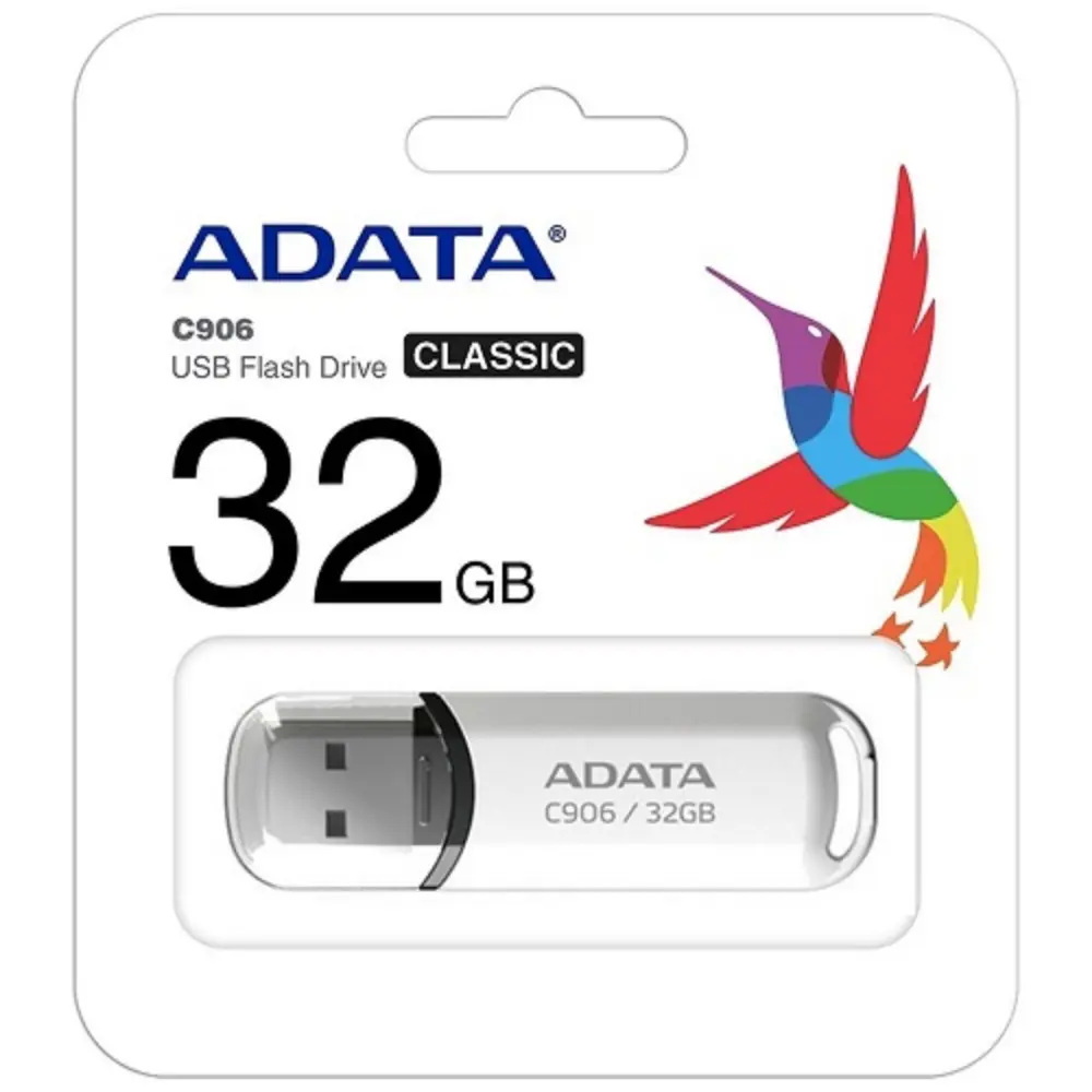MEMORIA USB ADATA 32 GB BLANCA AC906