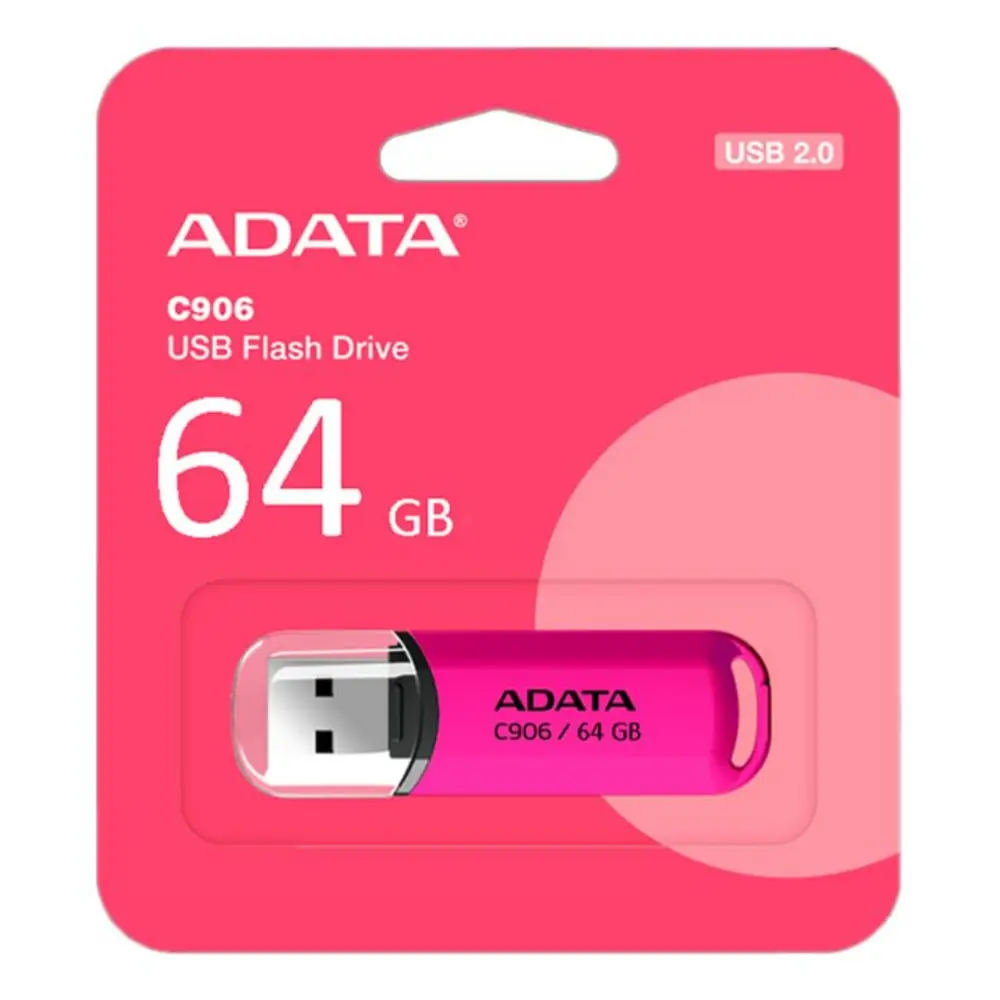 MEMORIA USB ADATA 64 GB ROSA C906