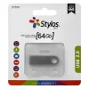MEMORIA USB STYLOS 64 GB PLATA ST100