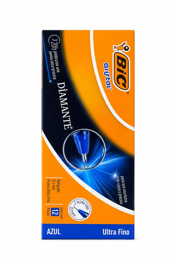 BOLIGRAFO BIC 939748 ULTRAFINO PRECISION Y SUAVIDAD AZUL