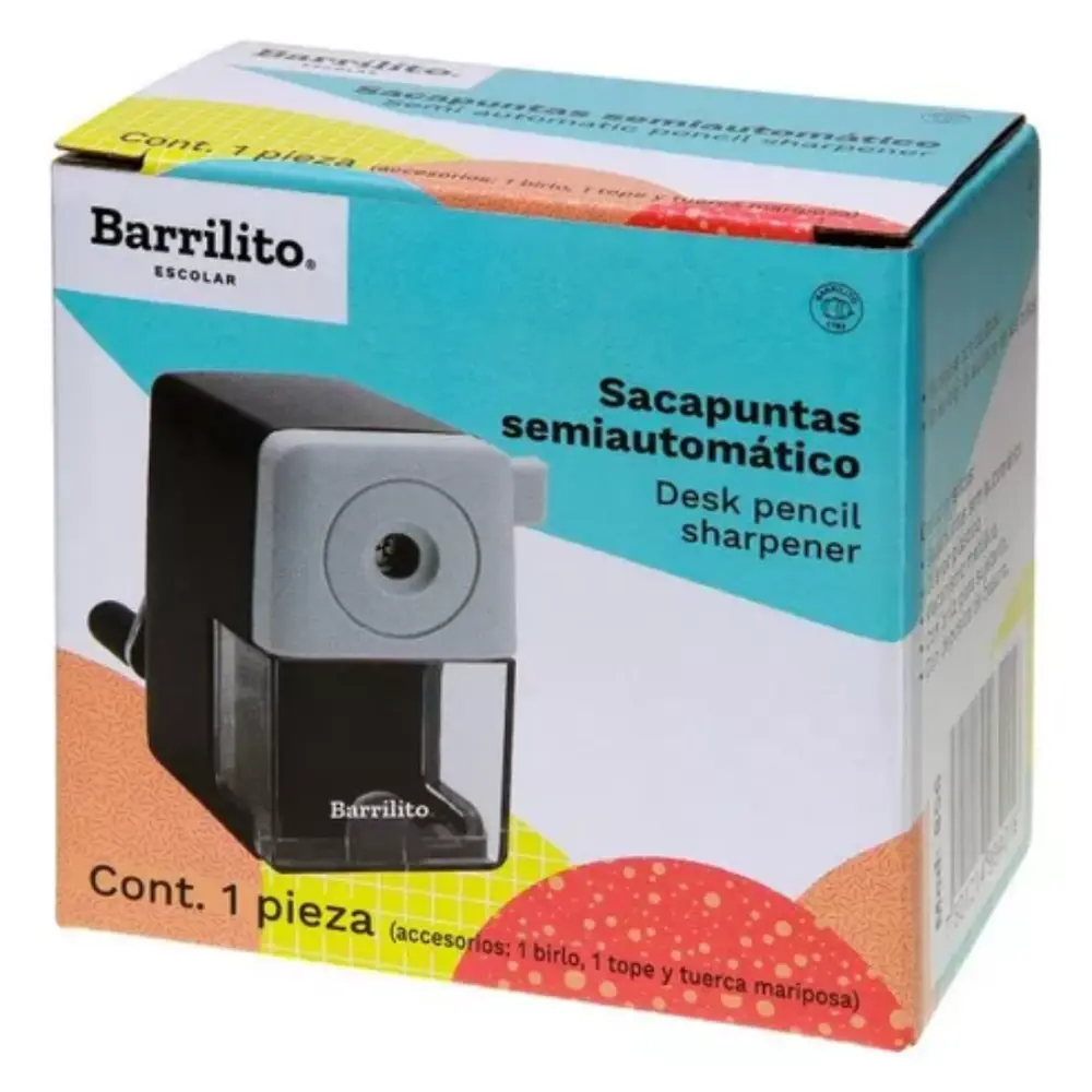 SACAPUNTAS BARRILITO MANUAL MOD.856