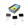 PINZA SUJETA PAPEL BARRILITO 41MM 1 5/8 PULG. C/12 PZAS.
