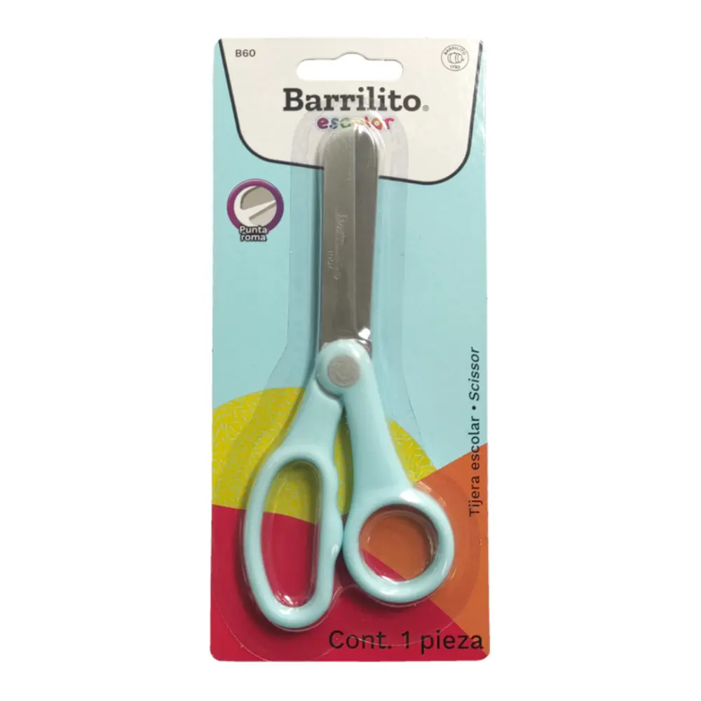 TIJERA BARRILITO ESCOLAR B60  4.5 PULGADAS