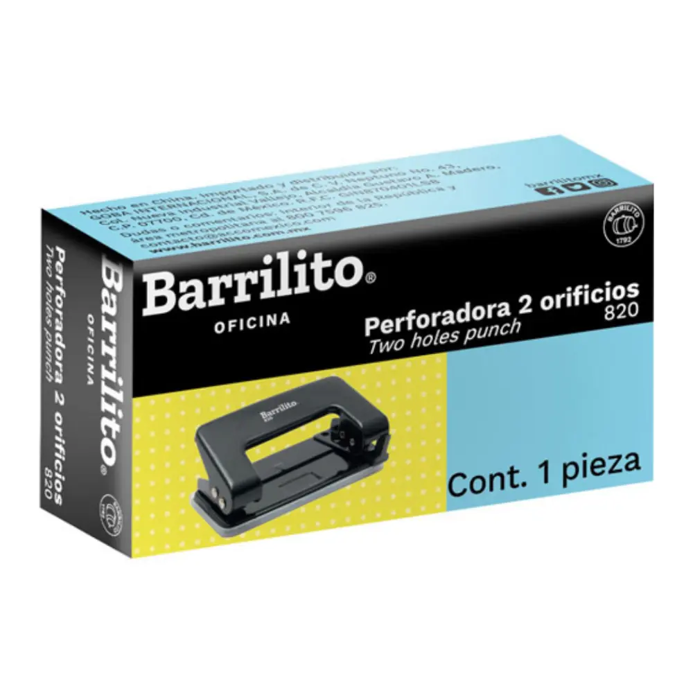 PERFORADORA BARRILITO 820 8 CM.