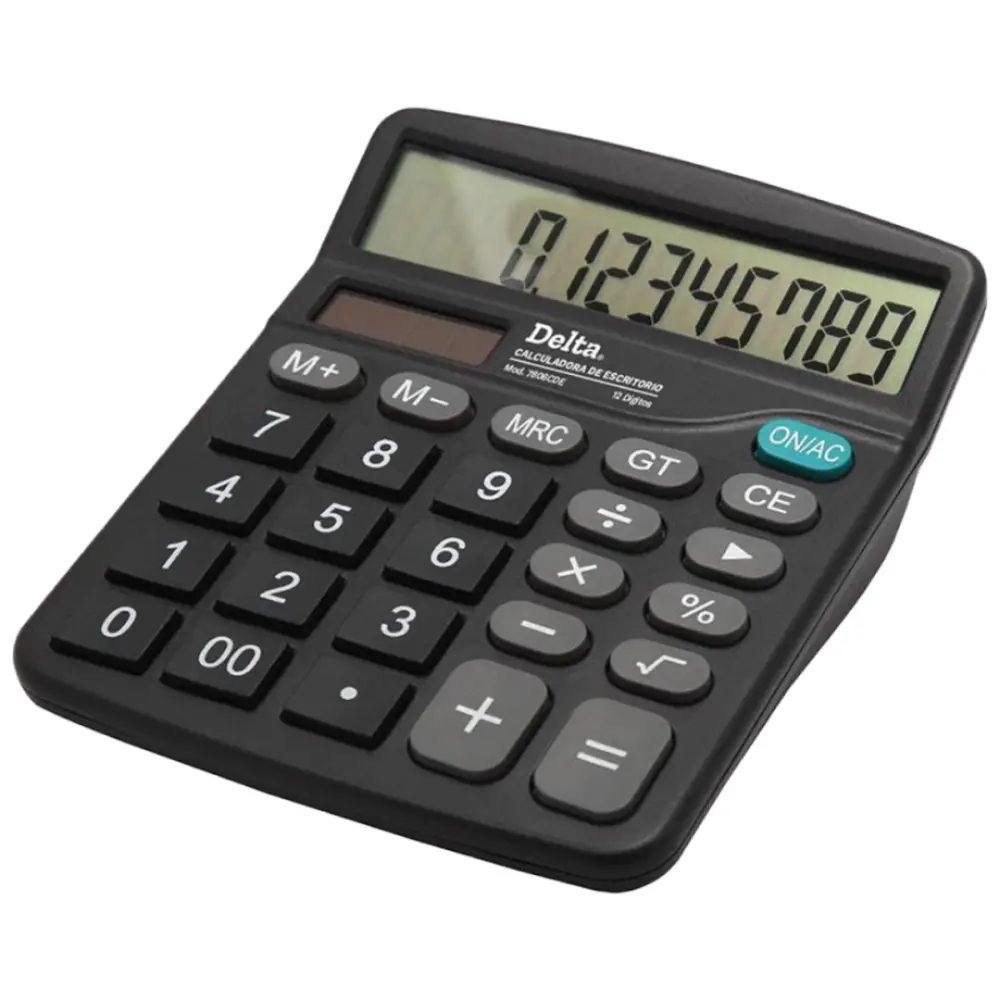 CALCULADORA DELTA MOD.7806CDE 12 DIGITOS