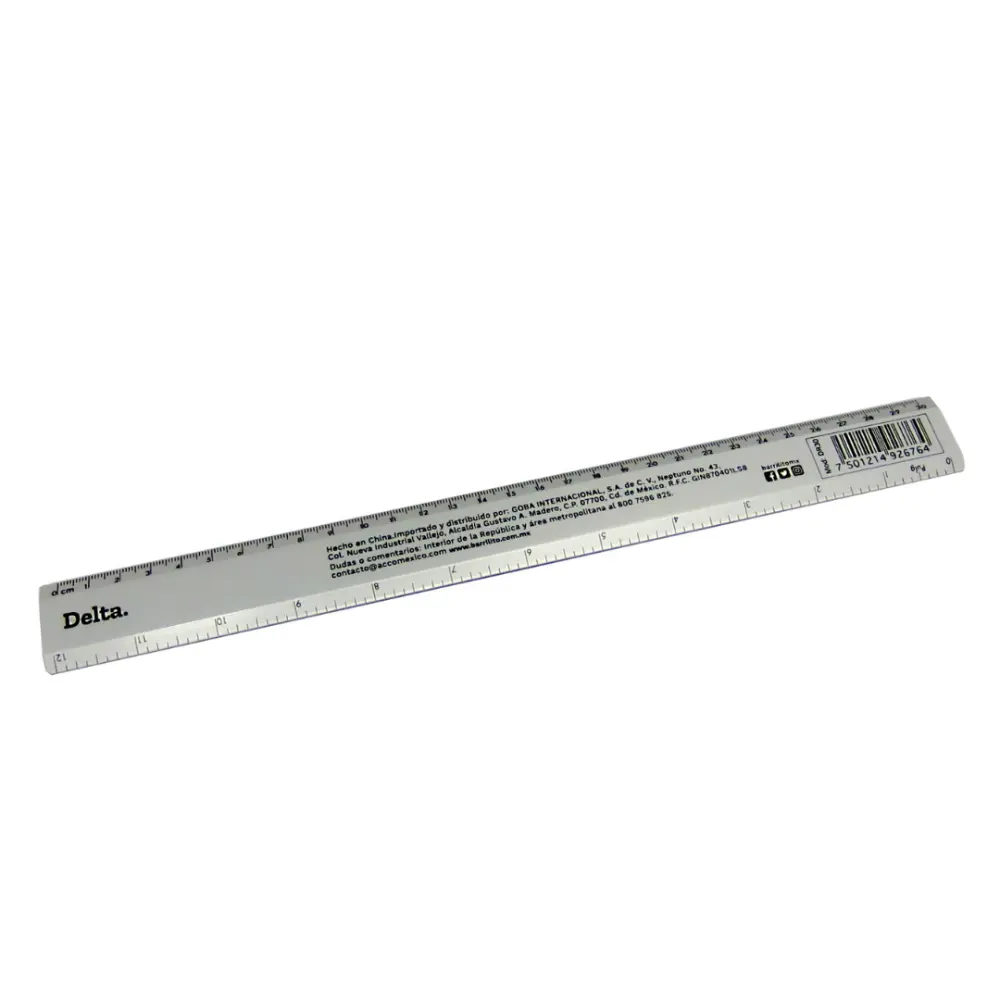 REGLA DE ALUMINIO DELTA 30 CM. MOD.DR30