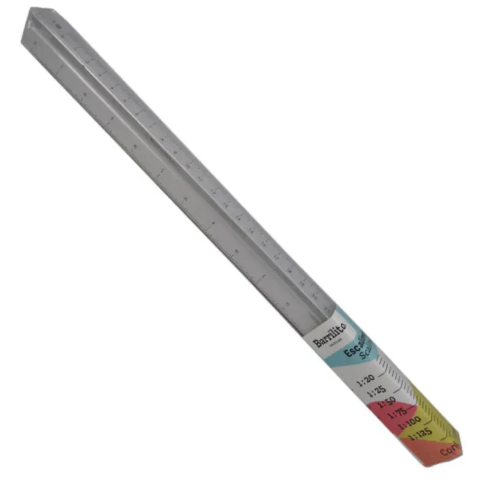 ESCALIMETRO BARRILITO DE ALUMINIO 30 CM. NO.1022
