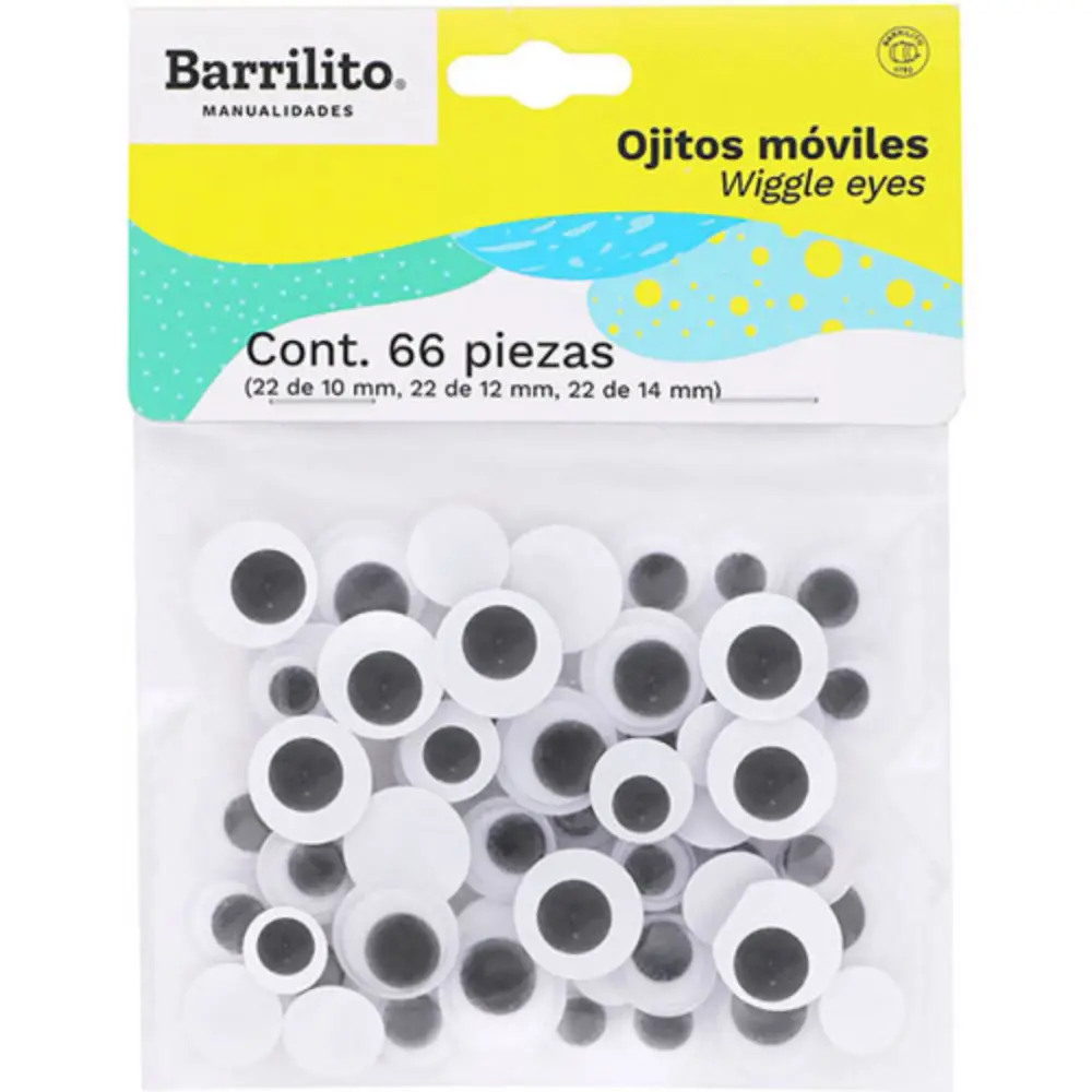 OJITOS MOVIBLES BARRILITO E009 PTE. C/10 GR.