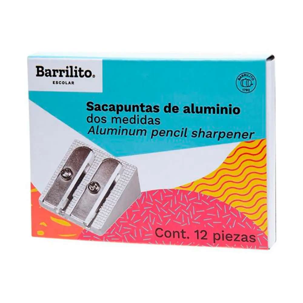 SACAPUNTAS BARRILITO DE FIGURAS SK8198 MIX BOTE C/48 PZAS