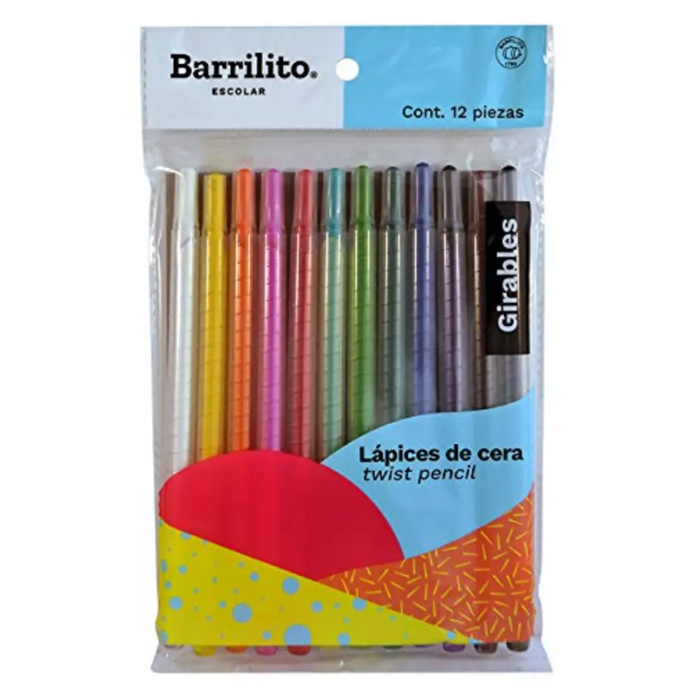 COLORES GIRABLES BARRILITO 12CTW PTE. C/12 PZAS.