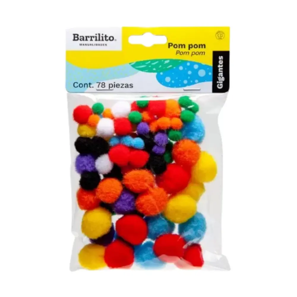 POM POM BARRILITO PTE. C/78 PZAS. MOD. PM002