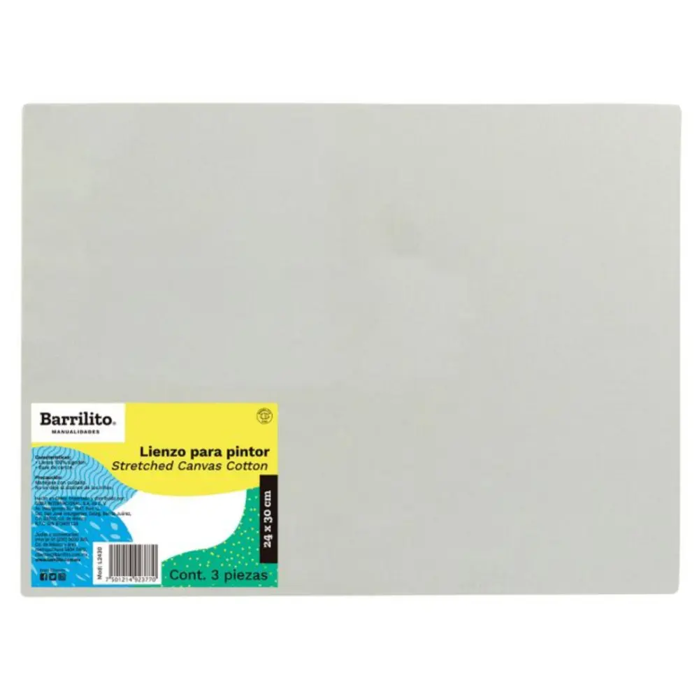 LIENZO BARRILITO 24X30 CM MOD. L2430 PTE. C/3
