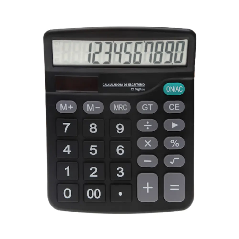 CALCULADORA JUMBO MOD. PCA3 MEDIANA 12 DIGITOS