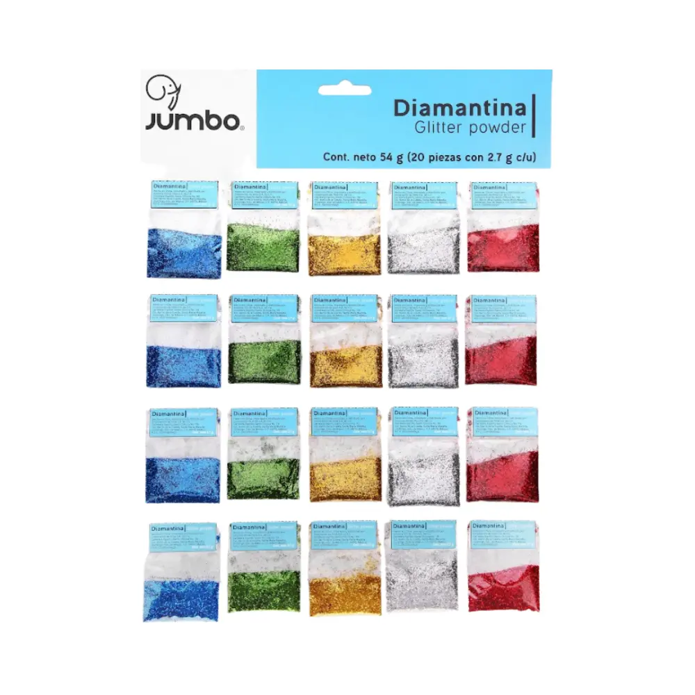 DIAMANTINA JUMBO EXHIBIDOR MOD. PD3 / DIAMBJ C/20 SOBRES