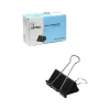 PINZA SUJETA PAPEL JUMBO 15 MM CAJA C/12