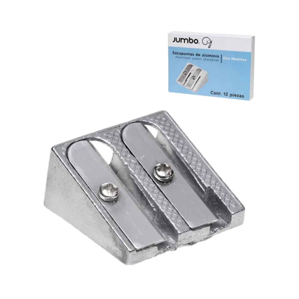 SACAPUNTAS JUMBO METALICO DOBLE PS2