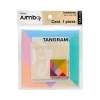TANGRAM DE PLASTICO JUMBO 13X13 CMS. MOD. PTAN2
