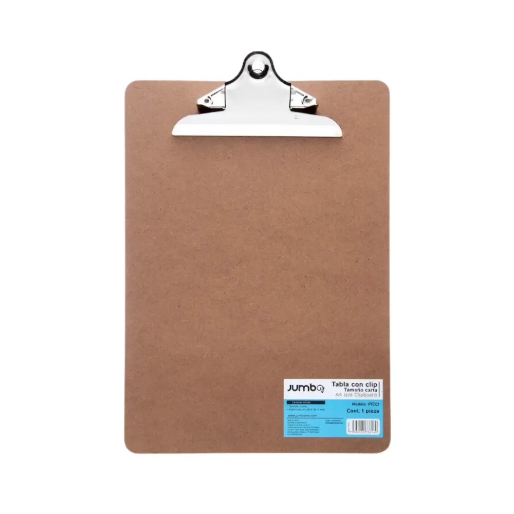 TABLA DE MADERA CON PALANCA JUMBO PTCC1 CARTA
