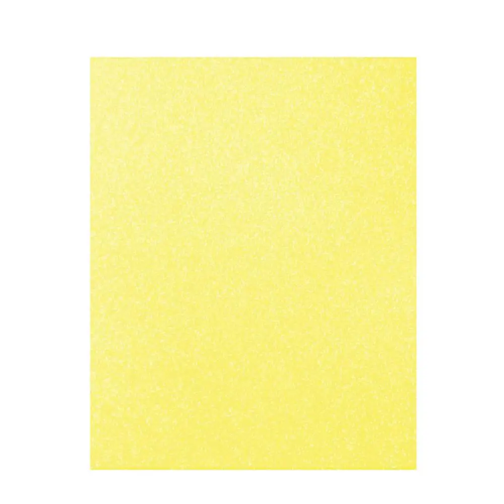 FOAMY DIAMANTADO JUMBO CARTA AMARILLO NEON C/10 PZAS