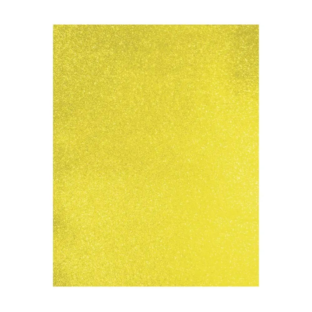 FOAMY DIAMANTADO JUMBO CARTA AMARILLO CANARIO C/10 PZAS