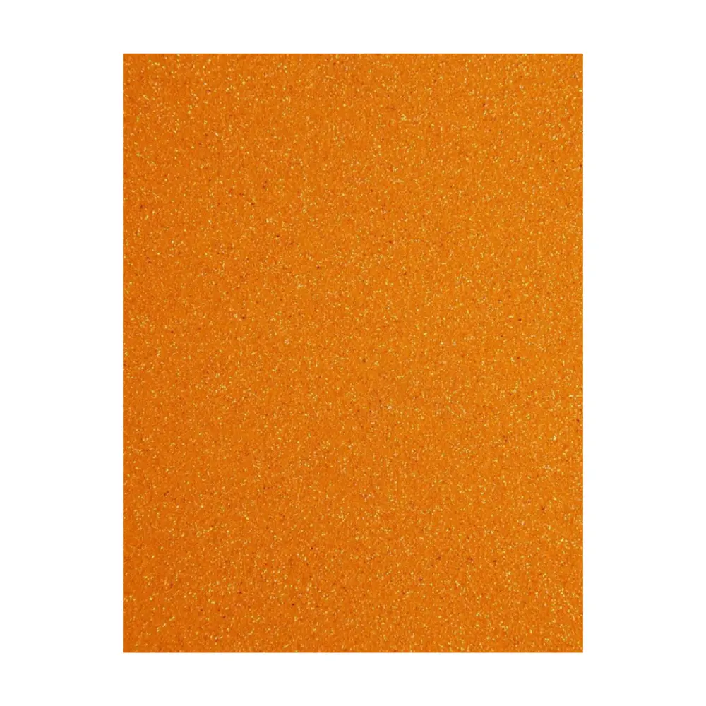 FOAMY DIAMANTADO JUMBO CARTA NARANJA NEON C/10 PZAS